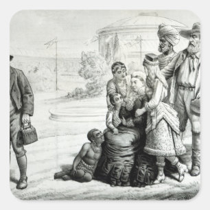 Sticker Carré La grâce de la famille