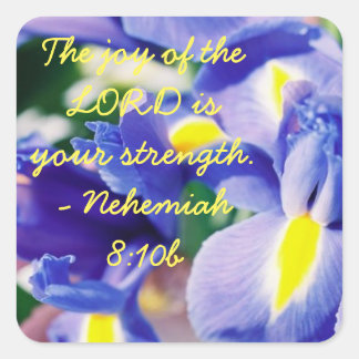 Sticker Carré La joie de l'Eternel