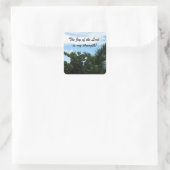 Sticker Carré La Joie du Seigneur est ma force ! (Sac)