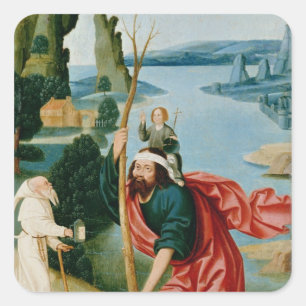 Sticker Carré La Légende de St Christopher