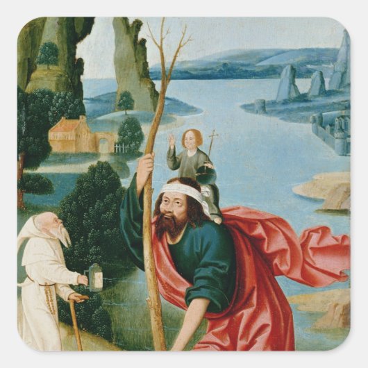 Sticker Carré La Légende de St Christopher (Devant)