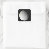 Sticker Carré La lune de Saturne Encelade 3 (Sac)