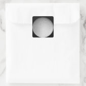 Sticker Carré La lune glacée de Saturne Rhea (Sac)