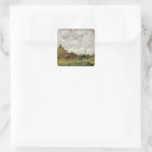 Sticker Carré La Machine à Threshing (Sac)