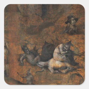 Sticker Carré La méchanceté de l'humanité avant l'inondation