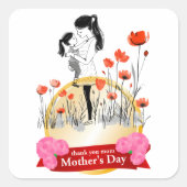 Sticker Carré La mère (Devant)