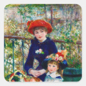Sticker Carré La mère et l’enfant de Renoir (Devant)