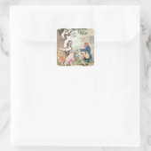 Sticker Carré La mode avant facilité ou une bonne constitution.. (Sac)