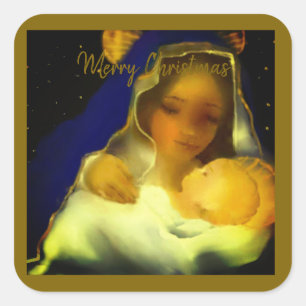 Sticker Carré La Nativité Du Christ