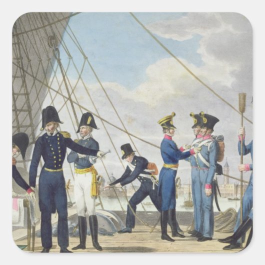 Sticker Carré La Nouvelle Impérial Royal Austrian Navy (Devant)