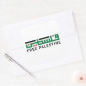 Sticker Carré La Palestine sera libre (Enveloppe)