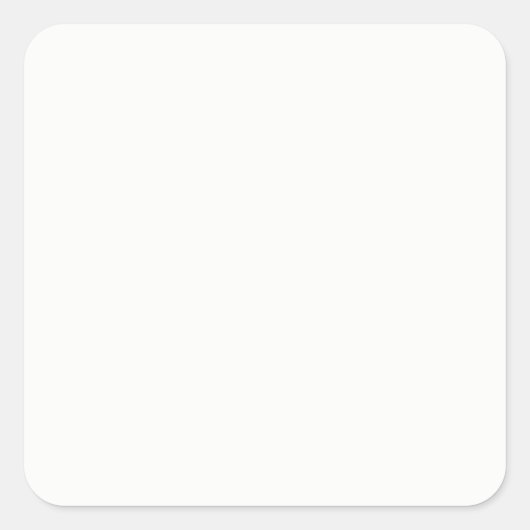 Sticker Carré La PERSONNALISER facile de modèle vide simple (Devant)