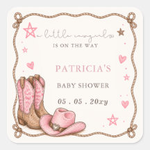 La Petite Cowgirl Est En Route Fille Baby Shower