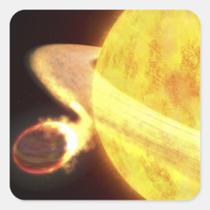 Sticker Carré La planète connue la plus chaude de la manière