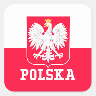 Sticker Carré La Pologne