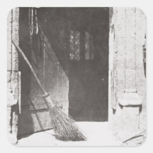 Sticker Carré La porte ouverte, mars 1843 (photo de b/w)