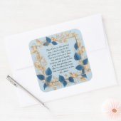 Sticker Carré La prière d'une mère pour son fils (Enveloppe)