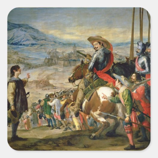 Sticker Carré La prise de Breisach (Devant)