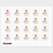 Sticker Carré La prospérité avec la DIFFICULTÉ ADHD* ne me défin (Feuille)
