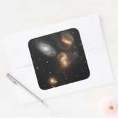 Sticker Carré La quintette de Stephan : Une épave galaxie galact (Enveloppe)