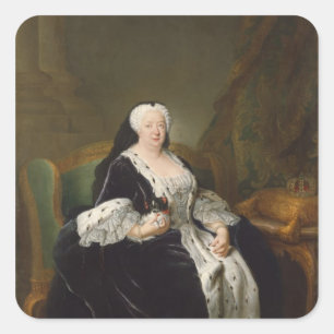 Sticker Carré La Reine Sophia Dorothea de Hannovre