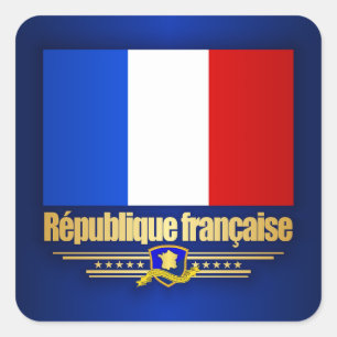 Sticker Carré La république Française