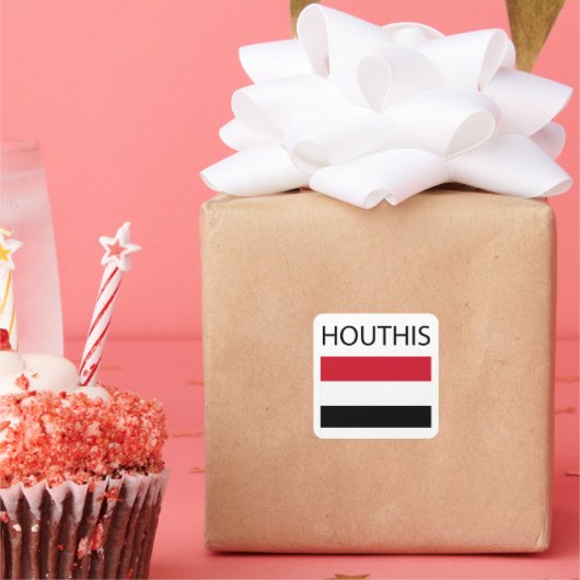 Sticker Carré La résistance : les Houthis (Fête)