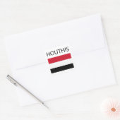 Sticker Carré La résistance : les Houthis (Enveloppe)