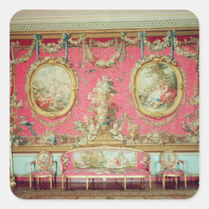 Sticker Carré La salle de la Tapisserie, c.1763