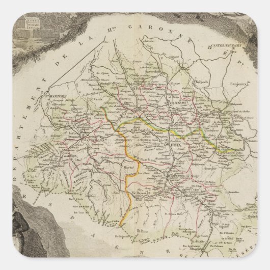 Sticker Carré La sécheresse (Devant)