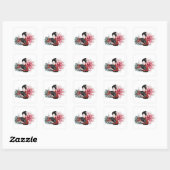 Sticker Carré La série Okinawa Design 36 (Feuille)