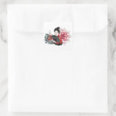 Sticker Carré La série Okinawa Design 36 (Sac)