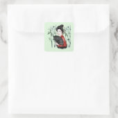 Sticker Carré La série Okinawa Design 40 (Sac)