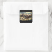 Sticker Carré La société (Sac)