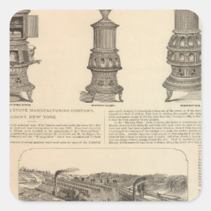 Sticker Carré La société de fabrication de stousse de Littlefiel