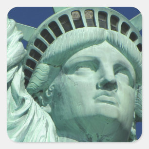 Sticker Carré La Statue De La Liberté À New York