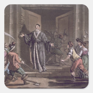 Sticker Carré La taupe de Mathieu (1584-1656) a harangué par les