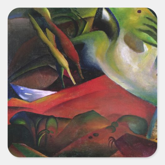 Sticker Carré La tempête, 1911 (Devant)