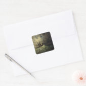 Sticker Carré La Tempête - Félix Ziem (Enveloppe)