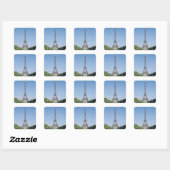 Sticker Carré La Tour Eiffel (Feuille)