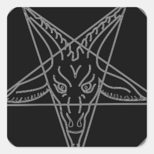Sticker Carré La Veille de Baphomet
