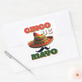 STICKER CARRÉ LA VICTOIRE DU MEXIQUE. (Enveloppe)