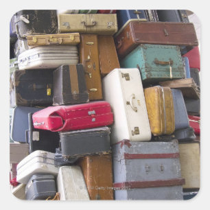 Sticker Carré La vie a beaucoup de bagages 2