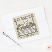 Sticker Carré La vie se passe (Enveloppe)