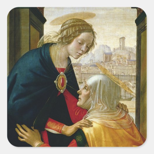 Sticker Carré La Visitation, 1491 (Devant)