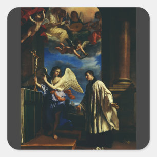 Sticker Carré La Vocation de Saint Aloysius Luigi Gonzaga