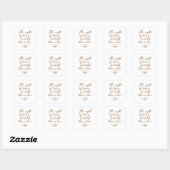 Sticker Carré La vue des amants  (Feuille)