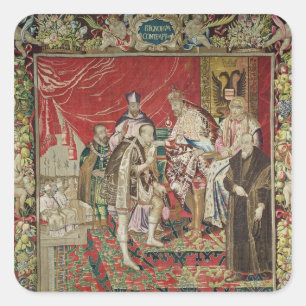 Sticker Carré L'abdication de Charles V