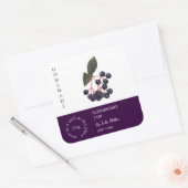 Sticker Carré Labelle de petite entreprise de sureau (Enveloppe)