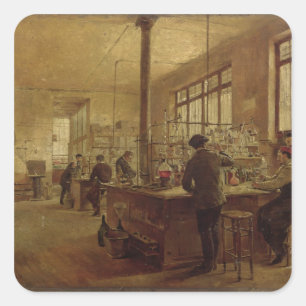 Sticker Carré Laboratoire, 1887